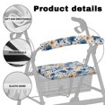 thumbnail image 5 of HELLHERO Rollator Walker Seat Covers for Elderly Adults Polyester Walker Seat Cover with Stretchable Material Dust Proof Cover Only (Floral), 5 of 7
