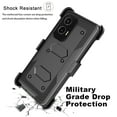 thumbnail image 6 of eBizWare Moto G Stylus 5G 2024 Case, with [Built-in Screen Protector] and Belt Clip Holster, Shockproof Heavy Duty Protective Kickstand Phone Case Cover for Motorola Moto G Stylus 5G 2024 - Black, 6 of 9