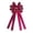 Red, variant on Christmas Bows Christmas Decorations Christmas Ornaments One Side Gold Trimmed Velvet Ribbon Christmas Bows For Tree Christmas Tree Back Wall Gift Box Bag Decorations