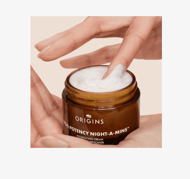 Origins High-Potency Night-A-Mins Oil-Free Resurfacing Gel Cream, Overnight Face Moisturizer, 1.7 oz / 50 mL