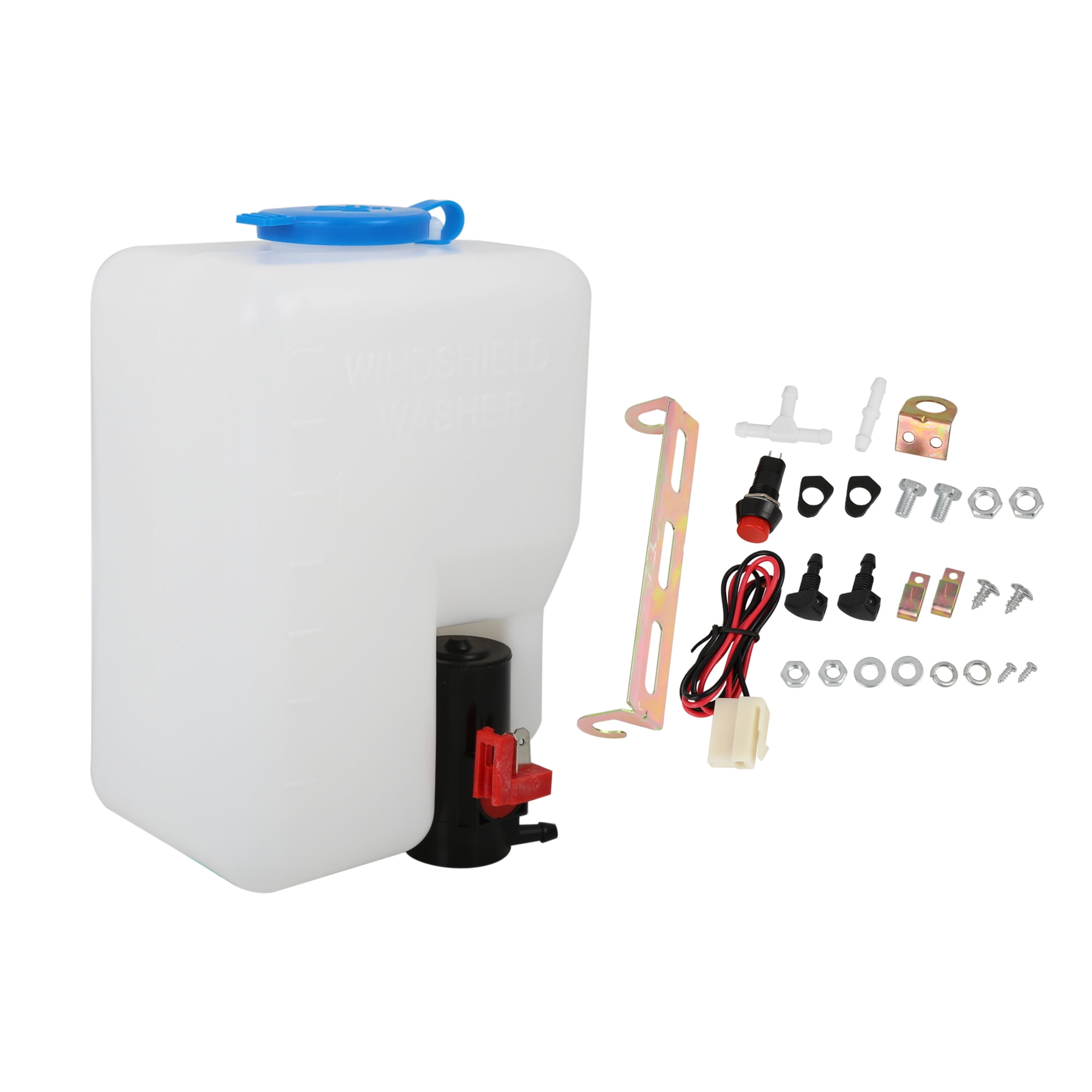 DC 12V Car Universal Windshield Washer Pump Washer Bottle Kit Auto