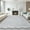 Gray, variant on Scalloped Area Rugs 2x6 Washable Modern Runner Rug with Non-Slip Backing, Stain-Resistant Foldable Floor Mat, Contemporary Low Pile Accent Carpet for Kitchen, Bedroom, Beige
