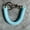 Blue, variant on Plastic spring rope key chain spring key chain retractable anti-lost rope spring chain - Yellow