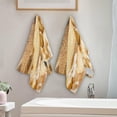 thumbnail image 3 of Sea Shells Starfish Butterfly Kitchen Hand Towels 2 PCS, Summer Beach Fingertip Bath Towels Ultra Soft and Highly Absorbent, Decorative Face Towels Dish Washcloths, 28.3"x14.4", 3 of 4