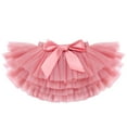 thumbnail image 2 of FYMNSI Baby Girls Diaper Tutu Skirts Infant Toddler Bloomers Skirts Princess Skirts with Headband Watermelon Red 18-24 Months, 2 of 4