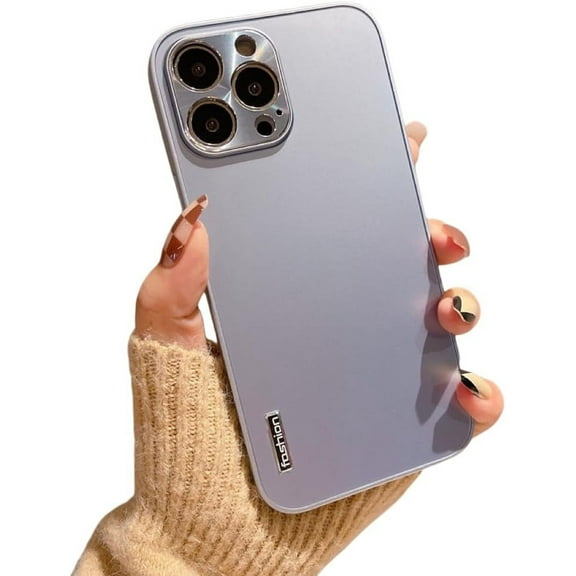 Metallic Pattern Simple Lens All-Inclusive Phone case, Multi-Color Optional, Shockproof and wear-Resistant, for iPhone 15 14 13 12 11 Pro Max Plus XS XR Phone Case (Blue,iPhone 15)