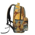 thumbnail image 3 of Rubber Ducks Funny Vintage Backpack Casual College Bag Zipper Laptop Daypack Hiking Rucksack Travel, 3 of 5