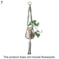 thumbnail image 2 of Conditiclusy Macrame Plant Hangers, Different Tiers, Handmade Cotton Rope Hanging Planters Set Flower Pots Holder Stand, for Indoor Outdoor Boho Home Decor, 2 of 8