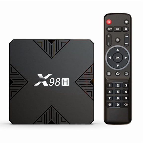 X98H Android TV Box, Allwinner H618, 4GB RAM 32GB ROM, Android 12.0, Dual-Band Wi-Fi, BT5.0, 8K 4K Ultra HD, HDR10, IR Remote Control