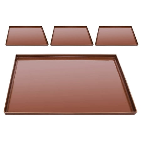 

PATKAW 4pcs Silicone Mat Silicone Dehydrator Mat Oven Silicone Pad Reusable Baking Tray