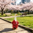 thumbnail image 6 of AuroraX Porch Goose Summer Outfit Bow Bathrobe Set Porch Goose Clothes Set 23" 17 19 inch Holiday Front Porch Goose 23 inch Clothing Lawn Garden Decor, 6 of 6