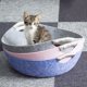 thumbnail image 5 of Cama para gatos, cesta para gatos, sofá para gatos, cama para perros, cueva para gatos para todos los gatos y perros pequeños, orinal en forma de 48*45*12cm TUNC Sencillez, 5 of 5