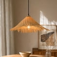 thumbnail image 6 of Woven Bamboo Lampshade Decorative Light Cover for Indoor Table and Floor Lamp, Softens Light for Living Room Bedroom Dining Room Interior, 6 of 7