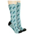 thumbnail image 2 of 60th Birthday Present Made In 1963 Happy Birthday Socks for Women & Men 1-Pair Novelty Crew Socks, 2 of 5