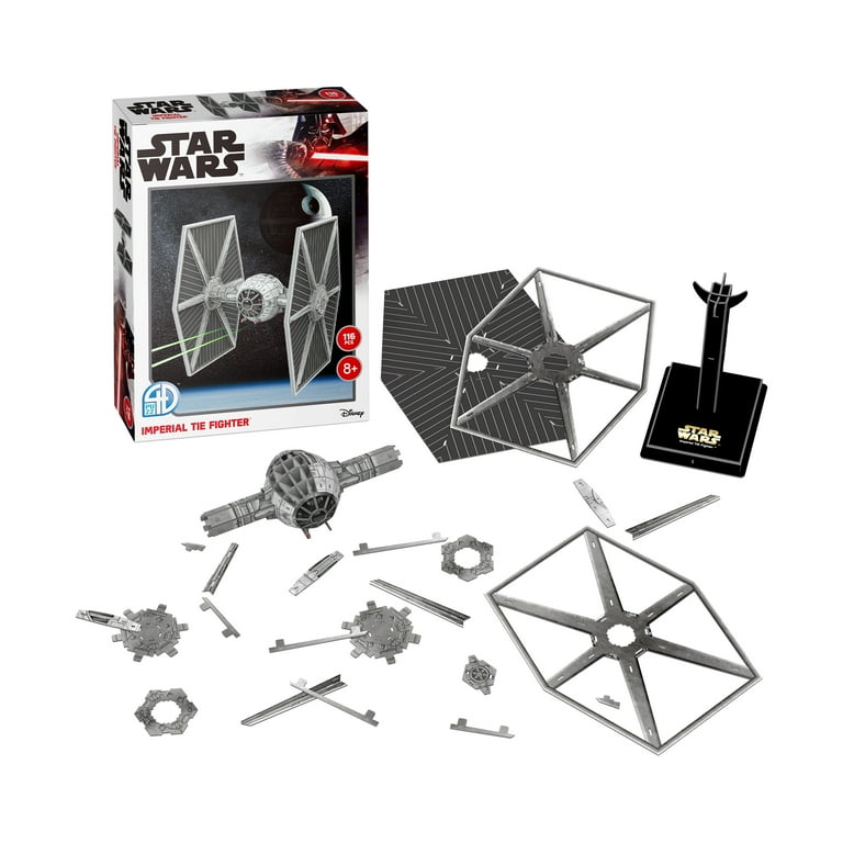 4D Cityscape Star Wars - Imperial TIE Fighter Paper Model 4D Cityscape Star Wars - Imperial TIE Fighter Paper Model