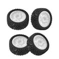 thumbnail image 2 of amagogo 4 Pieces RC Flat Running Wheels with Tires for SG-1603 1/16 Racing Car DIY Accessories, 2 of 9