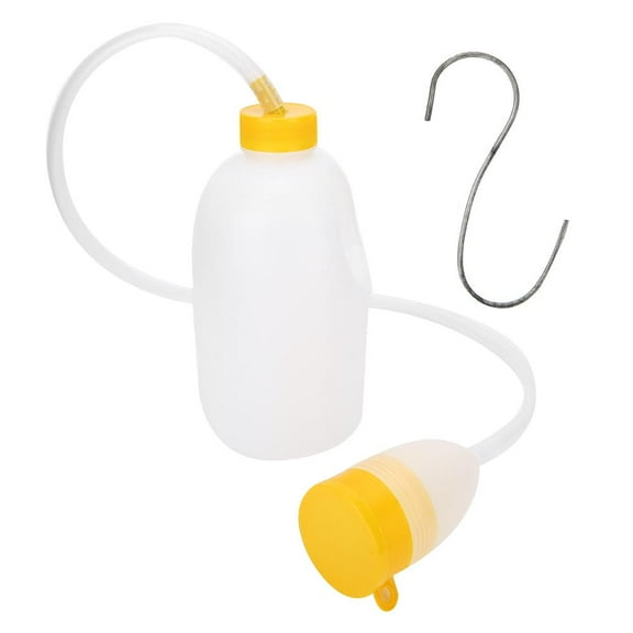 OTVIAP PVC 1700ml Portable Home Hospital Male Pee Bottle Urine Collector Storage with Pipe for Bedridden Patients, Urine Collector