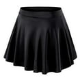 thumbnail image 2 of Girls Dance Skirt Double Strap Ballet Tutu Flared Pleated Tennis Skater Skirt for Kids Toddler Summer Active Wear, 2 of 3