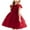 style-01 Wine, variant on Gubotare Girls Wedding Guest Dress Dress for Girls Cute Girls Ruffle Sleeve Princess Party Outfit Clothes 5T 6T (Rose Gold,5-6 Years)