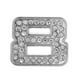 thumbnail image 2 of Diamante De Imitación Diamante DIY Número 8 3D Insiga Del Coche Etiqueta Engomada Etiqueta Emblema Gloria Emblema de calcomanía de diamantes de imitación, 2 of 9