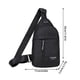 thumbnail image 3 of Mochila Cruzada con Orificio para Auriculares | Bolso de Pecho Multiusos con Correa Ajustable | Mochila Bandolera de Tela Oxford de Gran Capacidad para Senderismo, Viajes y Trabajo | 30 X 17 X 5,4 Cm, 3 of 7