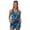 Blue Camo Tree Pattern, variant on Breathable Ladies Two Piece Swimsuit, Deer Camouflage Pattern Heavy Duty Sewing Casual Women's Athletic Tank Top Shorts Set