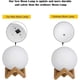 thumbnail image 4 of Lámpara de luna para niños, luz nocturna de lava navideña, control táctil y remoto, soporte de madera, recargable por USB, regalo de Navidad para niños, amigos y novias., 4 of 5
