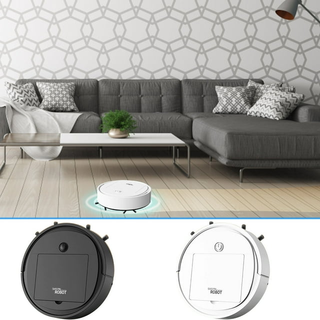 Aspiradora, Mini-Robot Inteligente, Potente Conciso En Humidificación, Diseño Ligero para Fácil Manejo, Ideal para Uso En Casa o En La Oficina, Solución de Limpieza Sin Esperanza.