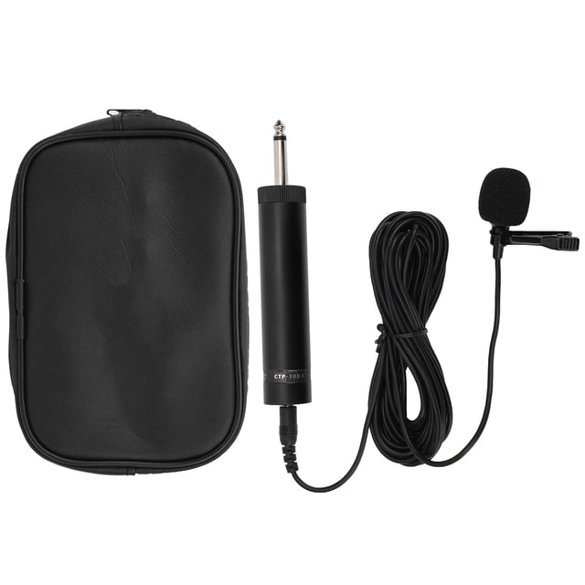 Micrófono de solapa para saxofón con cable, accesorio profesional para instrumentos musicales, longitud del cable: 5 metros.