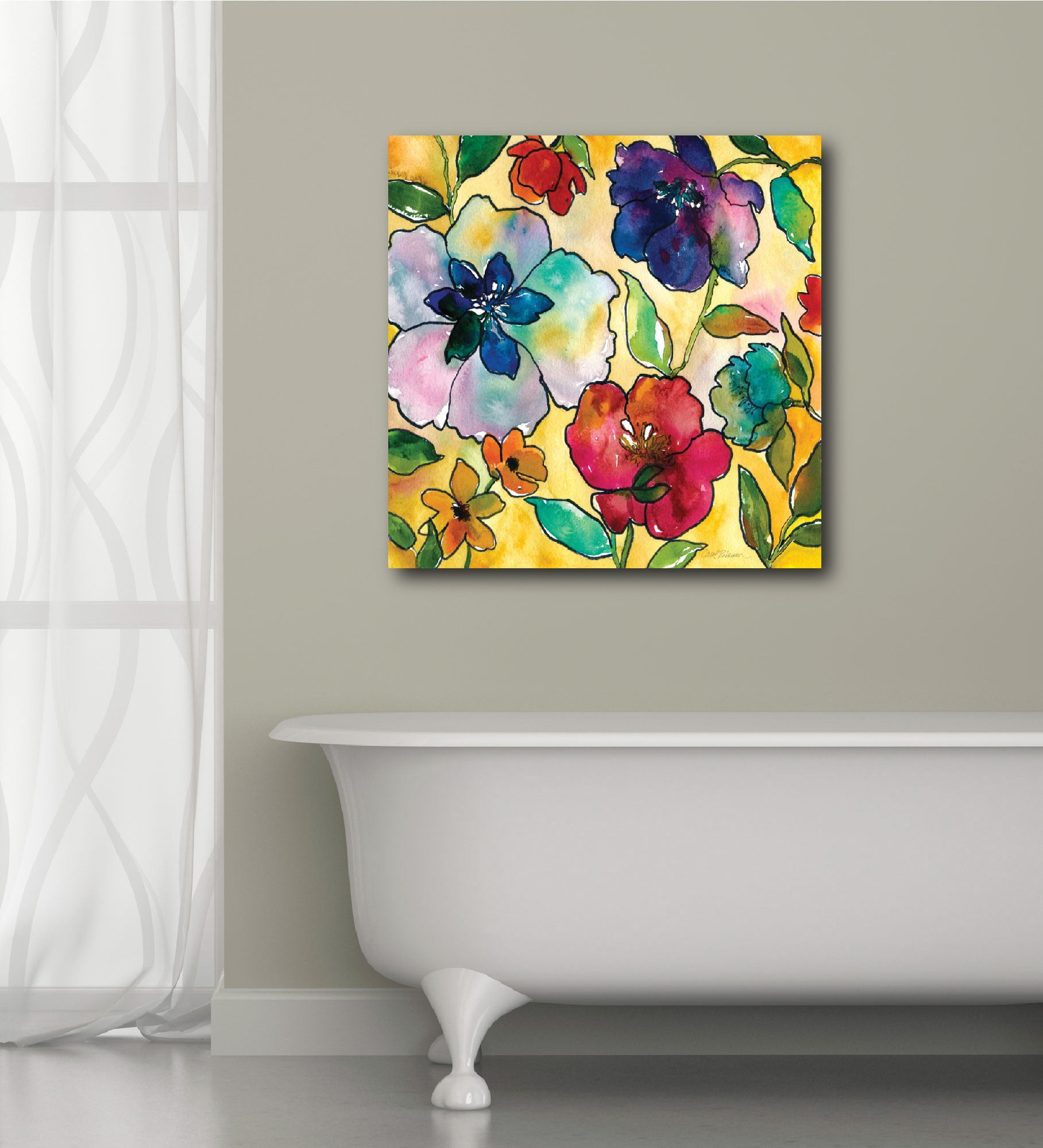 Garden Pleasures I Gallery-Wrapped Canvas Wall Art, 16x16