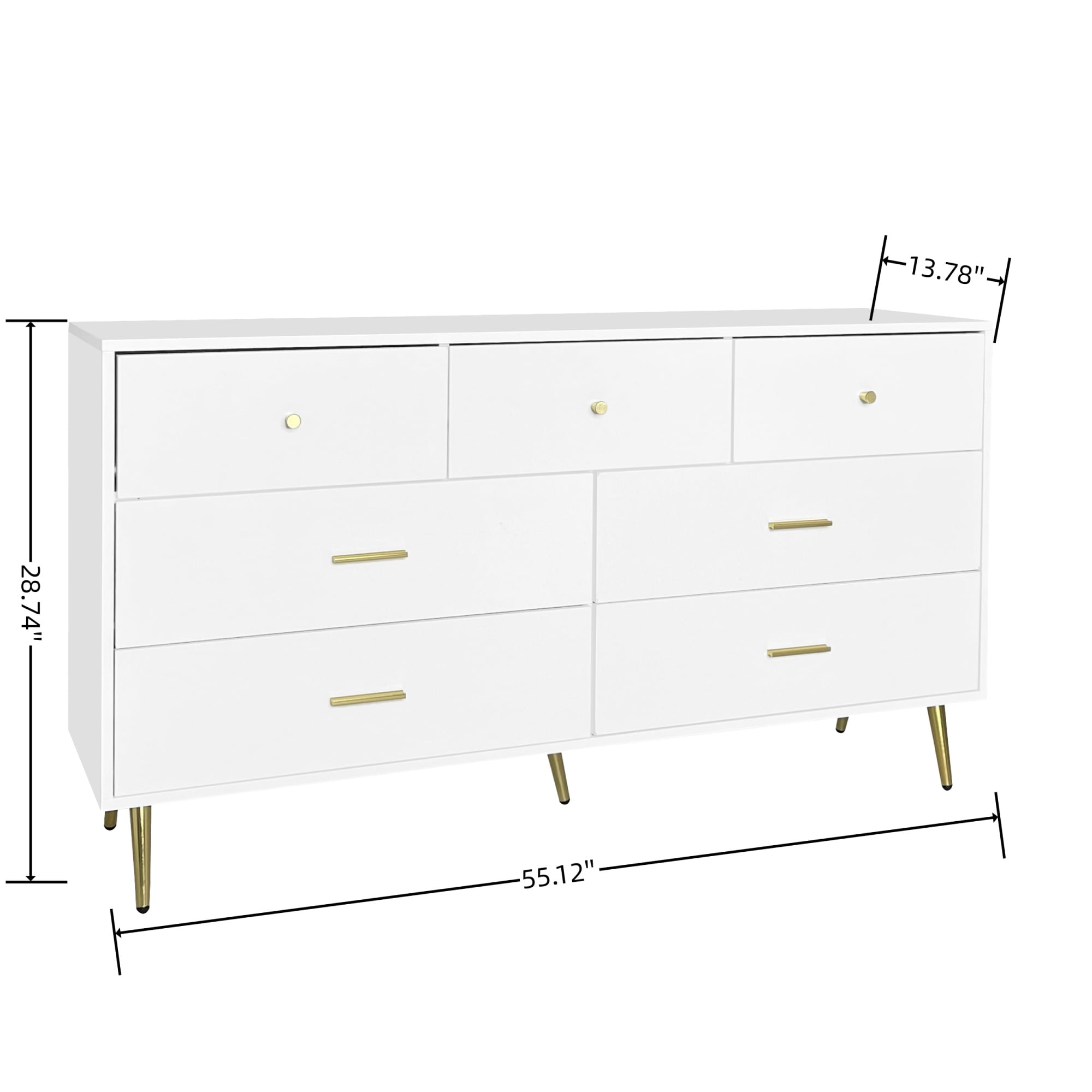 YYAo Rustic Wooden Chest of 7 Drawers, 55" TV Stand Dresser with LED Light and USB Outlets, Organizer Storage Cabinet for Bedroom, Hallway, Entryway, Gray YYAo Rustic Wooden Chest of 7 Drawers, 55" TV Stand Dresser with LED Light and USB Outlets, Organizer Storage Cabinet for Bedroom, Hallway, Entryway, Gray
