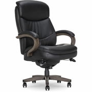 La-Z-Boy LZB48961A Big & Tall Wood Executive Chair, Black