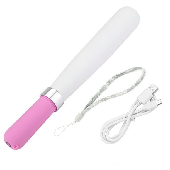 ZOUSSIQI LED FlashStick Light Foam Glow Sticks Glow Stick Flashing Party Concert Match Prom Favors Pink JU316-122627