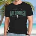 thumbnail image 3 of Los Angeles Graphic Tees for Men 2026 Summer Casual Short Sleeve Crewneck West Coast T Shirts Streetwear, 3 of 5