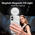 thumbnail image 3 of Wisewang Brighten Smartphone Vlog Adjustable Fill Light Ring For Photography LED Selfie Fill Light For Phone black, 3 of 6