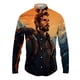thumbnail image 3 of Camisa con solapa con estampado 3D de paisaje para hombre y mujer, camisas casuales de moda de manga larga, ropa de calle con botones, ropa unisex de gran tamaño, 3 of 5