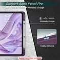 thumbnail image 3 of Fintie Magnetic Stand Case for iPad Pro 11-inch (M5) 2025 / (M4) 2024 - Multiple Angles Shockproof Rugged Soft TPU Cover with Pencil Holder, Purple, 3 of 10