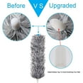 thumbnail image 6 of Telescopic Duster Brush | Extendable Microfiber Dust Removal Tool 30"-100" | Flexible 90° Angle | Washable Reusable Head | For Ceiling Fans, Roofs, Blinds, Furniture, Car | 2-Piece Set, 6 of 9