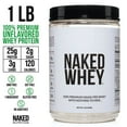 thumbnail image 3 of Naked Nutrition Naked Whey 1Lb - Only 1 Ingredient, Grass Fed Whey Protein Powder, Undenatured, No Gmos, No Soy, Gluten Free, Stimulate Growth, Enhance Recovery - 15 Servings, 3 of 7