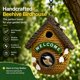 thumbnail image 4 of Tree Stump Bird Nests Feeding Device Honeycomb Bird Decoration Courtyard Decoration Bird, 4 of 7