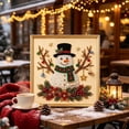 thumbnail image 6 of Christmas Pearl Diamond Art Painting Kit with Frame Festive Diamond Dots Bead Craft for Adults Beginners Holiday Themes Raised Pearl Art Wall Decor Relaxing Handmade Gift, 6 of 6