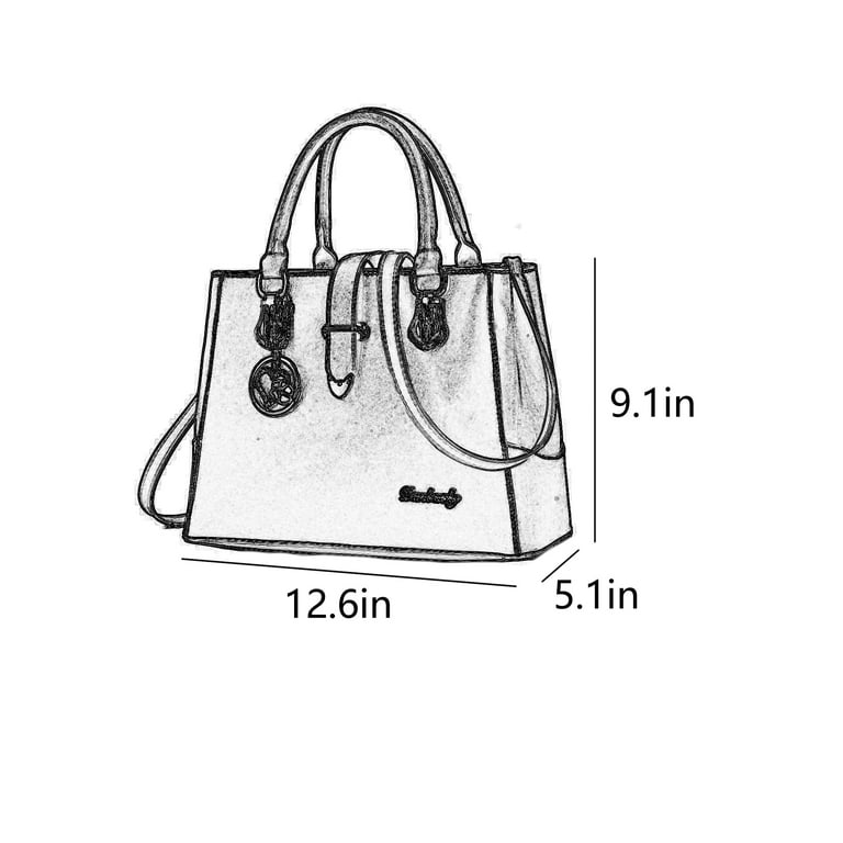 pu leather handbag For Women Large Shoulder Tote Purse Top Handle Satchel