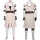 thumbnail image 3 of Disfraz de Obi Wan para adulto, disfraz de Cosplay para hombre, uniforme de juego de rol, traje de película de batalla espacial, traje de fiesta de carnaval de fantasía de Halloween, 3 of 5