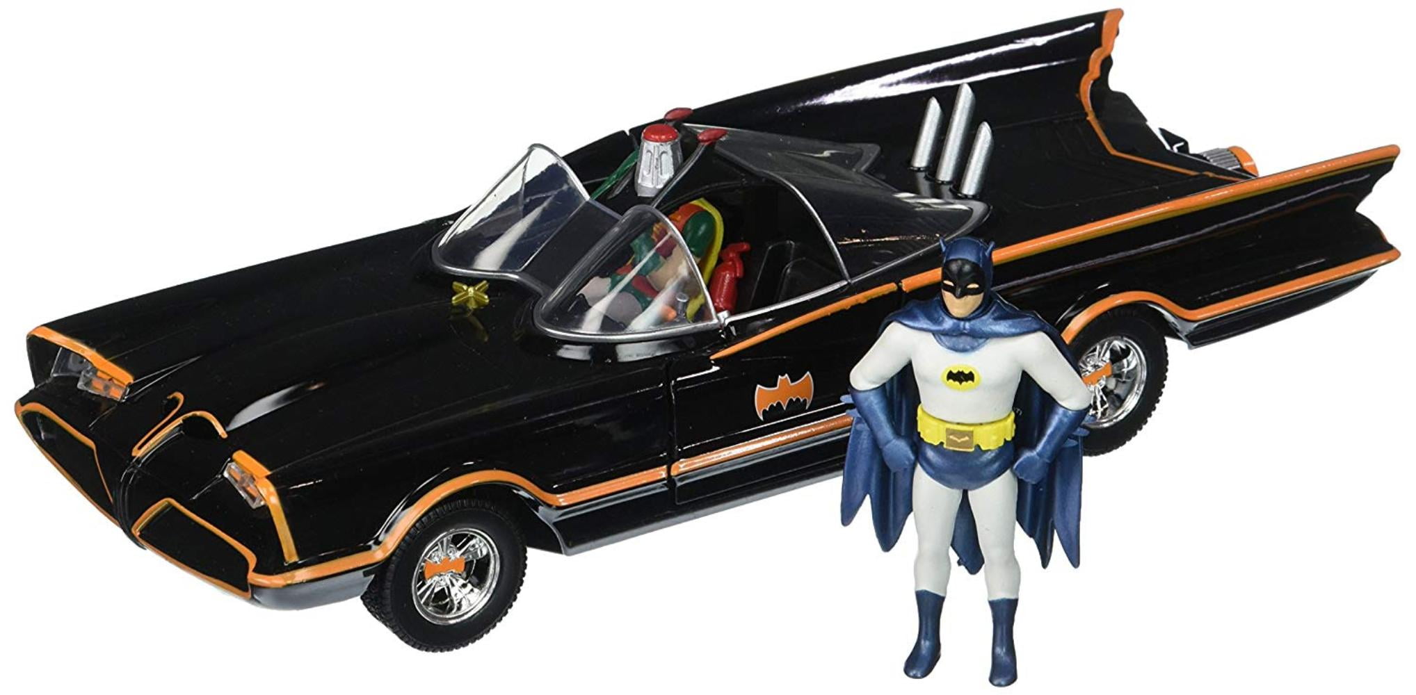 Batmobile 1966 Classic TV Series w/ Figure Batman Robin New 2017 1:24 Model 