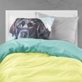thumbnail image 2 of Carolines Treasures 7419PILLOWCASE Black Labrador Face Fabric Standard Pillowcase Standard multicolor, 2 of 2