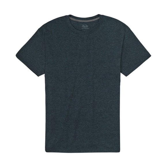 Playera Fruit Of The Loom para Hombre, Cuello Redondo Manga Corta Negro Jaspe Talla G