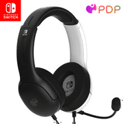 PDP AIRLITE Wired Headset with Noise Cancelling Microphone: Nintendo Switch - Black