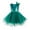 1-Dark Green28, variant on Byoo Toddler Girls’ Solid Color Party Dress Shimmery Sequin Carnival Sleeveless Tulle Dresses for Child Party Holiday Gown Black