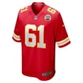 thumbnail image 2 of Men's Nike C.J. Hanson  Red Kansas City Chiefs  Game Jersey, 2 of 6
