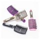 thumbnail image 2 of Set profesional de peines para cortar el cabello con cepillo desenredante para cabello mojado y rizado, ideal para peinados de salón., 2 of 5